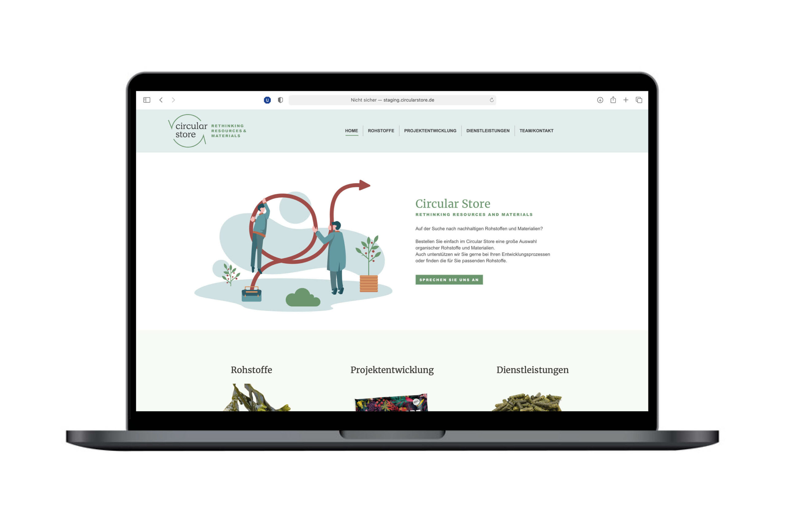 Circular Store – Logo und Markengestaltung