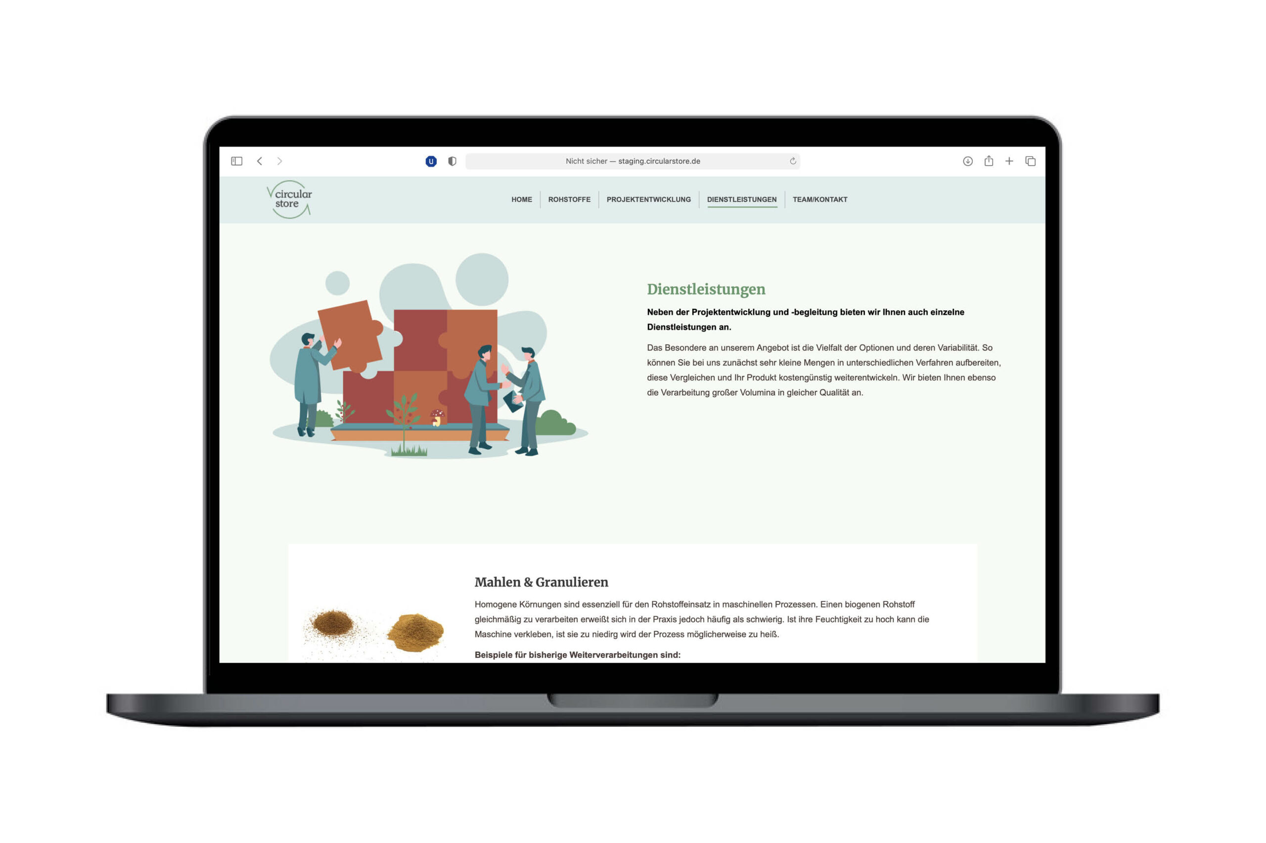 Circular Store – Geschäftsausstattung
