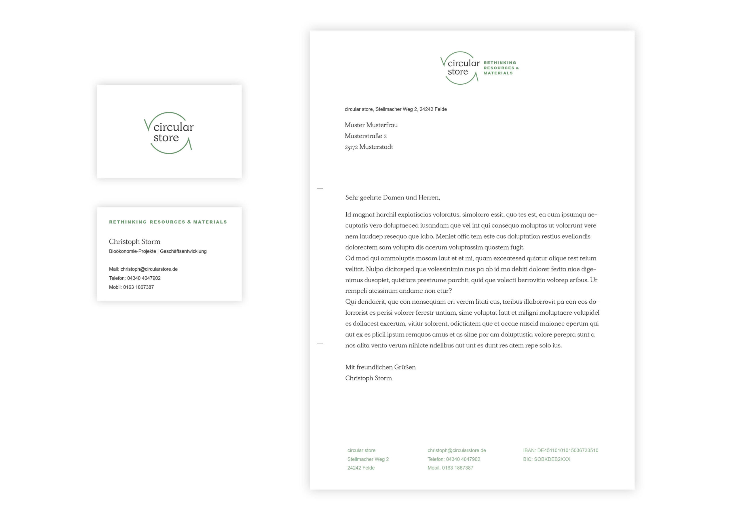Circular Store – Gesamterscheinungsbild