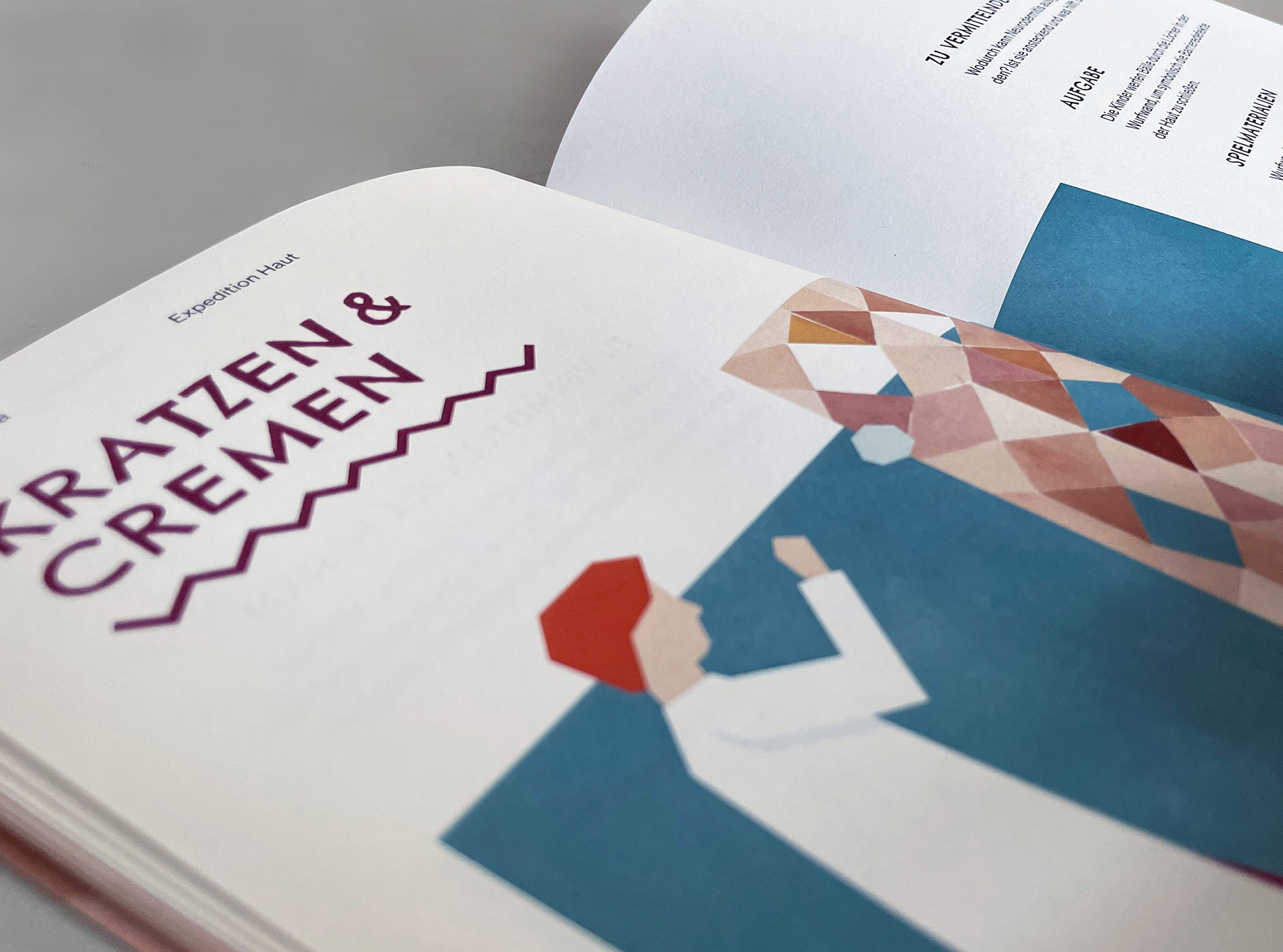 Dermatopia – Spielanleitung und Typografie