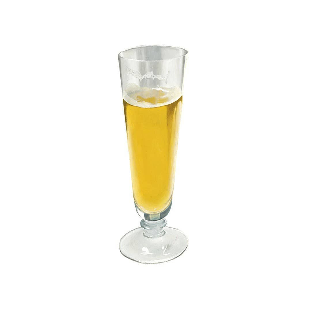 Bier – Öl auf Leinwand, 2022